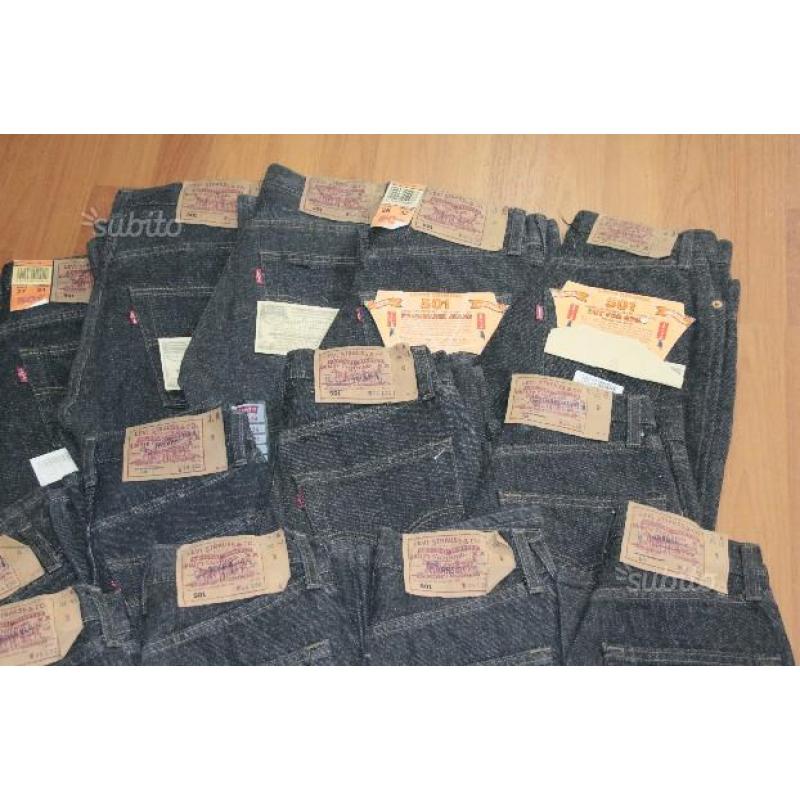 Lotto 32 jeans Levis 501 donna vintage Levi's