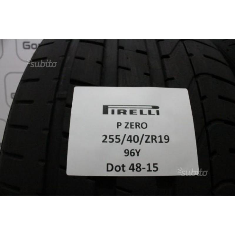 2 pneumatici pirelli p zero 255 40 19