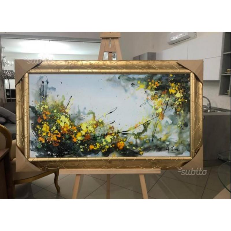 Quadro Olio su Tela : Astratto